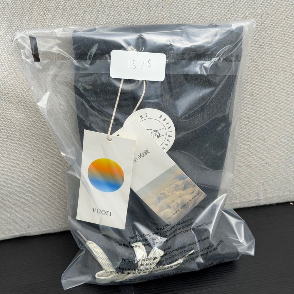 NWT Vuori Ponto Short Mens XL Charcoal Heather Athletic Lounge Performance 7.5" - Picture 12 of 12